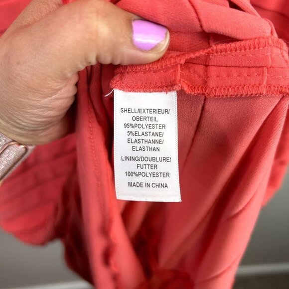 Adrianna Papell salmon mother of‎ the bride dress size 10 - Picture 5 of 8